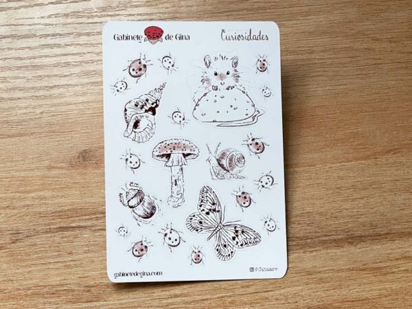 Planilla de stickers Trazos naturales - Imagen 4